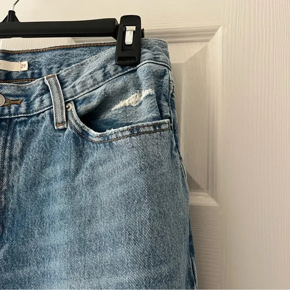 Levi’s 94 Baggy Distressed Jeans Size 29x31 Y2K Straight Leg Denim - Picture 6 of 13